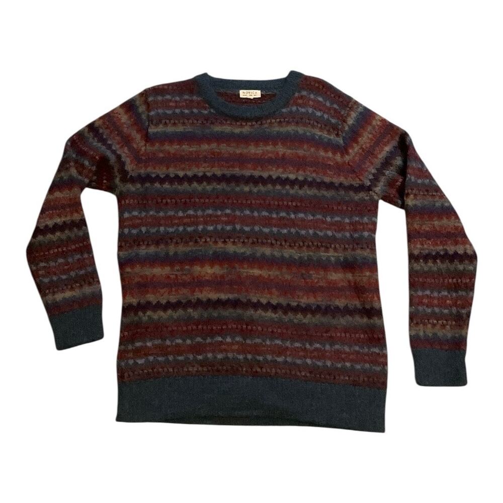 Novica Sweater Large 100% Alpaca